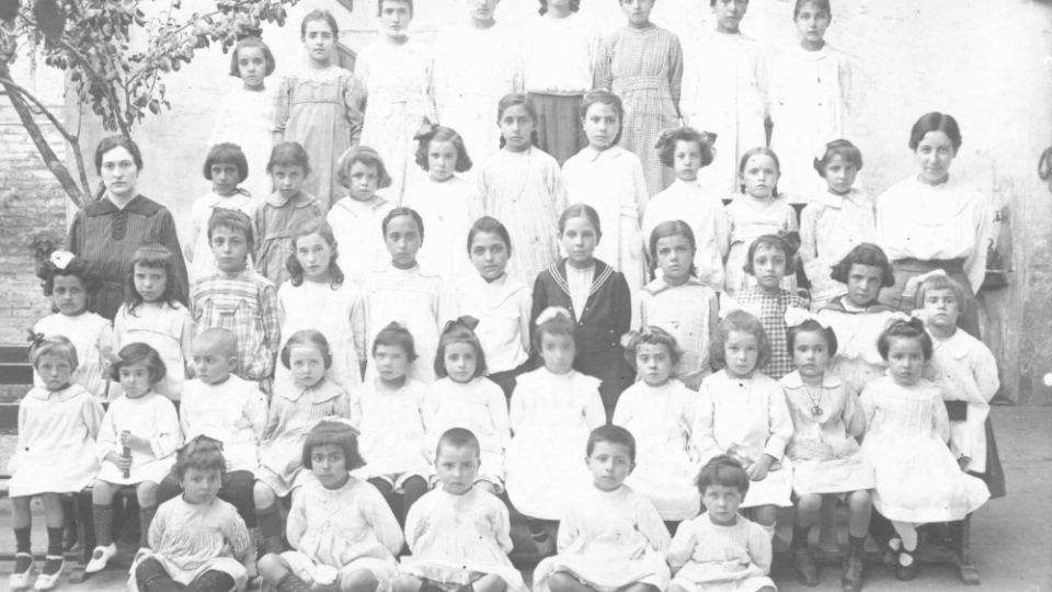 Fotografia: Escola Rubí 1918.