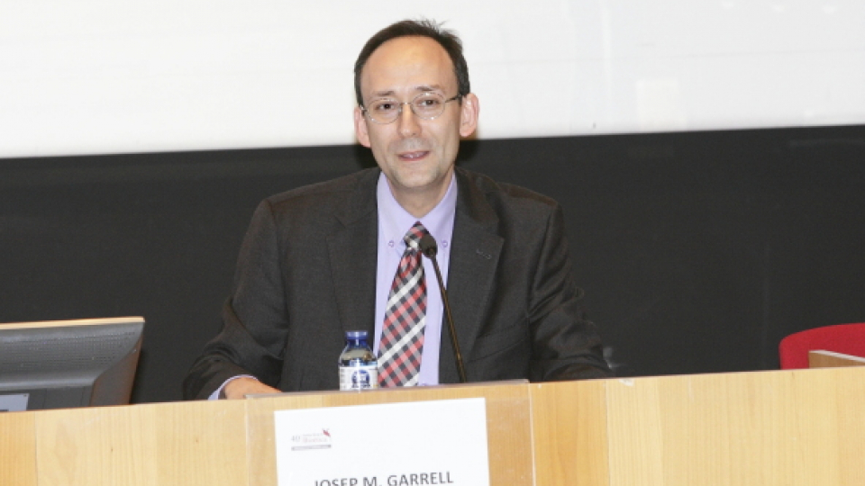Josep M. Garrell. Fotografia: Institut Borja de Bioètica.