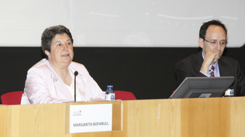Margarita Bofarull i Josep M. Garrell. Fotografia: Institut Borja de Bioètica.
