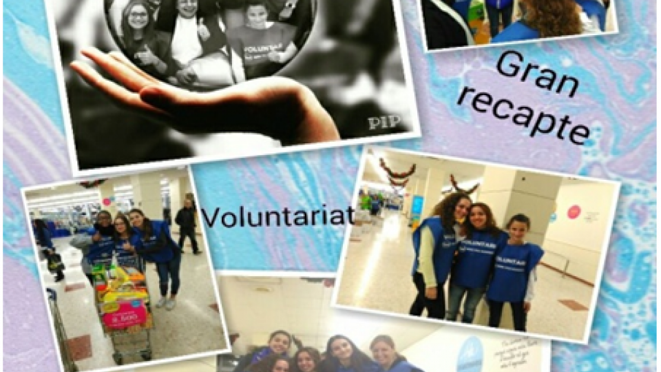 Voluntariat amb el Banc dels aliments i Participació en el Gran recapte