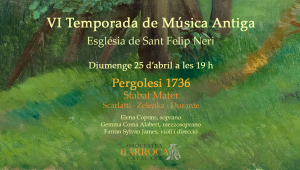 Pergolesi 1736 · Stabat Mater. Concert a Sant Felip Neri
