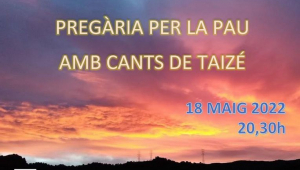 Pregària de la Pau amb cants de Taizé, a Sabadell