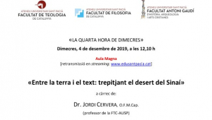 Entre la terra i el text: trepitjant el desert del Sinaí, per Jordi Cervera