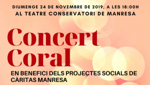 Concert en benefici de Càritas, a Manresa