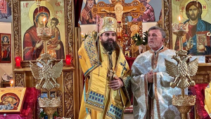 L’Església ortodoxa romanesa de Manresa commemora el desè aniversari amb el bisbe