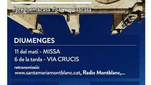 Missa des de Montblanc #Preguemacasa