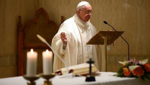 Missa de Diumenge de Rams presidida pel Papa Francesc #Preguemacasa