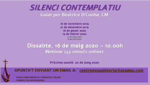 Silenci Contemplatiu - Meditació #preguemacasa