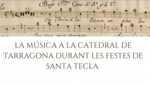 La música a la catedral de Tarragona per Santa Tecla