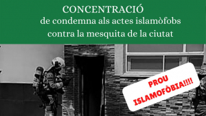Concentració contra la islamofòbia a Montcada i Reixac