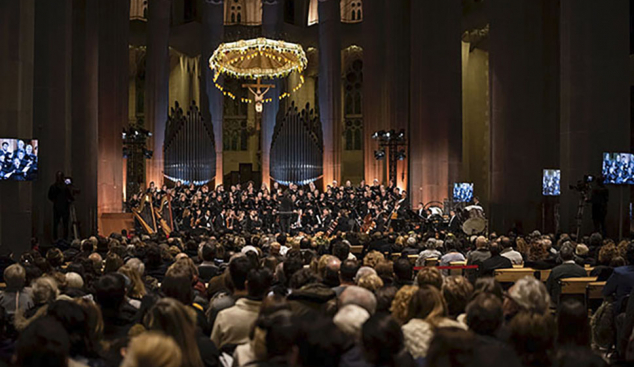 La Sagrada Família acull dissabte el concert de celebració del Nadal
