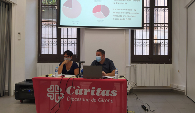 El 95% de les persones ateses per Càritas Girona no percep ajudes per ingressos mínims