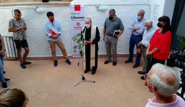 Càritas Sant Feliu inaugura un nou pis d'acollida a Vilanova i la Geltrú, 'El llimoner'