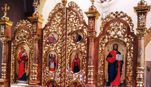 La comunitat ucraïnesa incorpora un iconòstasi a l’Església de la Sang