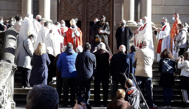 Inauguració de la restauració de la façana de Sant Esteve d’Olot