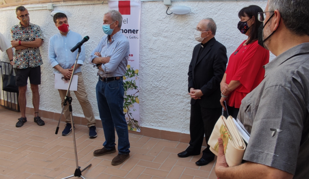Càritas Sant Feliu inaugura un nou pis d'acollida a Vilanova i la Geltrú, 'El llimoner'