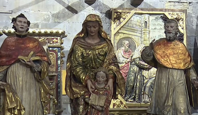 Acaba la restauració del retaule de Santa Anna de la Catedral de Tortosa