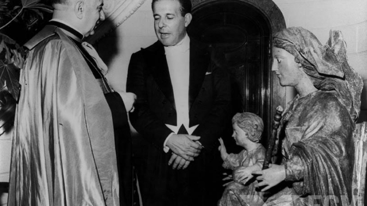 entrega MdD de Montserrat a Cardenal Cúria Roma Juliol 1963