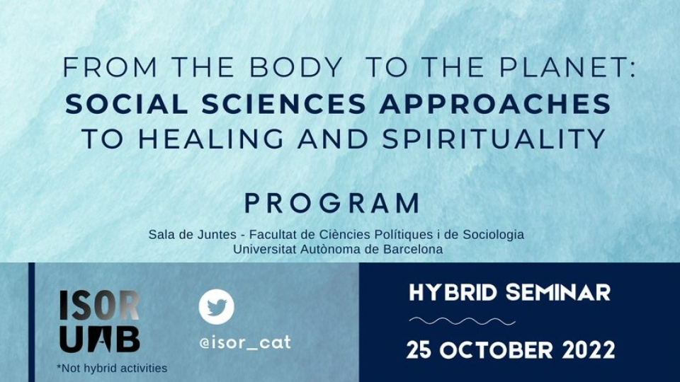 Spirituality and healing: from the body to the planet 
