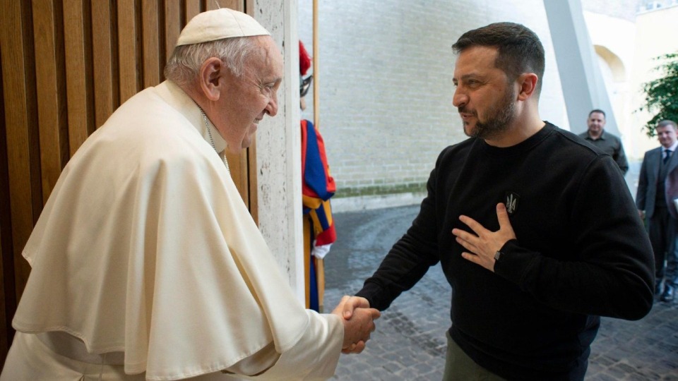Zelenski amb el Papa 