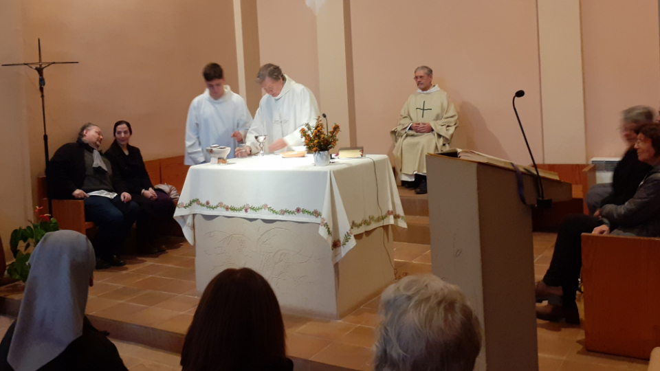 Missa de comiat i relleu al Santuari de Puiggraciós.