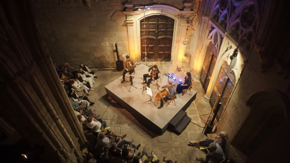 Fotografia: Paco Amate. Cicle de concerts 'La pedra parla' al Monestir de Vallbona de les Monges.