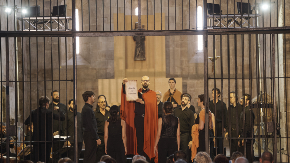 Fotografia: Paco Amate. Cicle de concerts 'La pedra parla' al Monestir de Vallbona de les Monges.