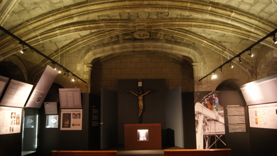 Cripta de Santa Maria del Pi de Barcelona.