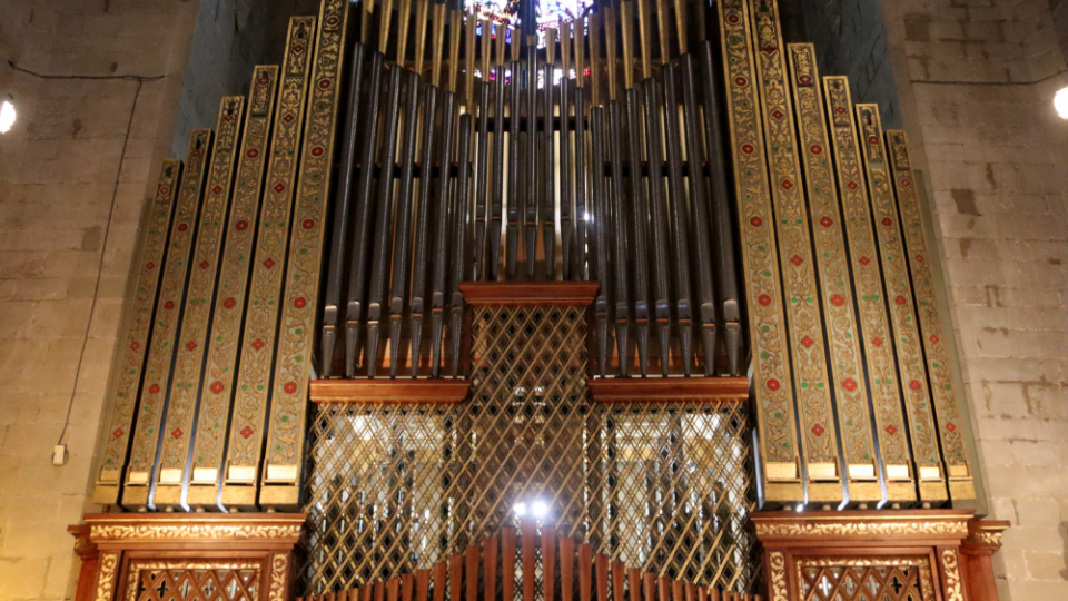 L'orgue restaurat i ampliat de la Seu de Manresa | Mar Martí, ACN.