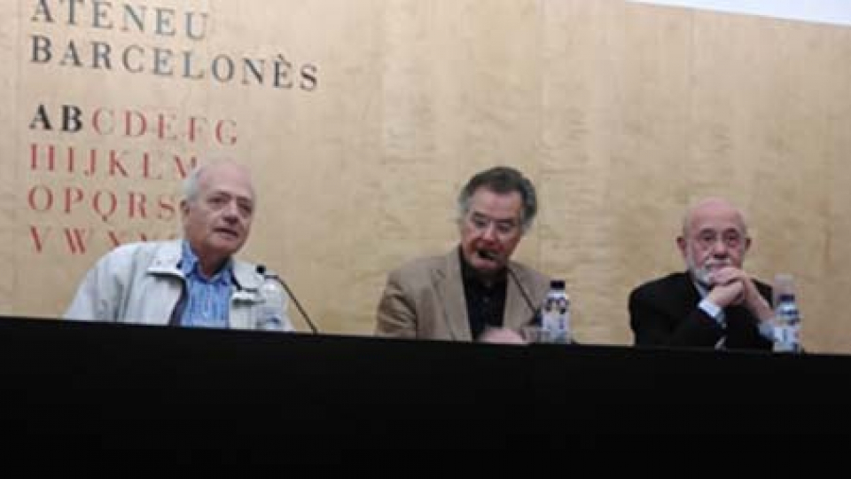 Jaume Botey, Santiago Vilanova i Ramon Garriga.
